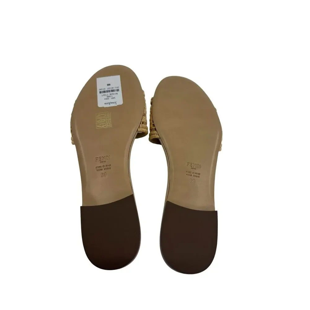 Fendi Rafia FF Slides (39/9)